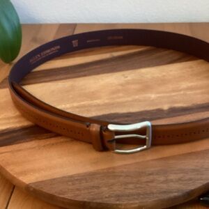 Allen Edmonds Manistee Walnut Brown Leather Belt 42